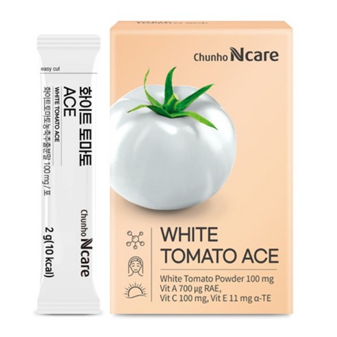천호엔케어 화이트토마토 분말 비타민 A C E 2g,30p, 30정, 1세트