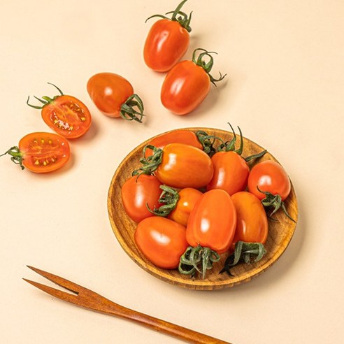 [국내산] 산지직송! 논산 대추 방울 토마토 1~3번 로얄과 2kg, 500*4팩, 1박스, 스테비아 방울토마토 1kg