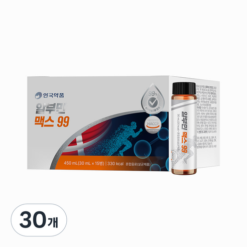 안국약품 마시는 알부민 맥스 99 프리미엄 MAX 특허원료 3종, 30개, 35ml