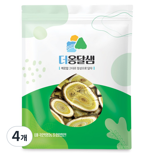 더옹달샘 국산 참옻나무 옻나무 백숙용 옻닭용, 4개, 1kg