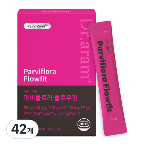 닥터아람 파비플로라 플로우핏, 42개, 10g