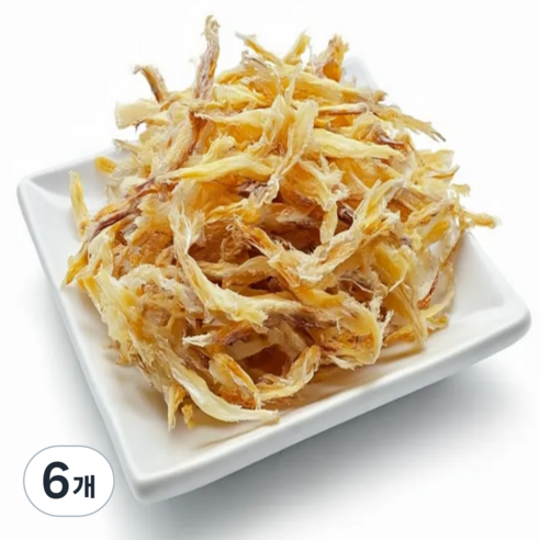 명식품본사 황태채 [소포장], 6개, 70g