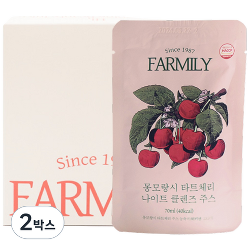 팜밀리 타트체리 클렌즈 70ml*14개입