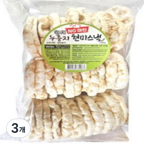노마진 웰빙 누룽지 현미스낵