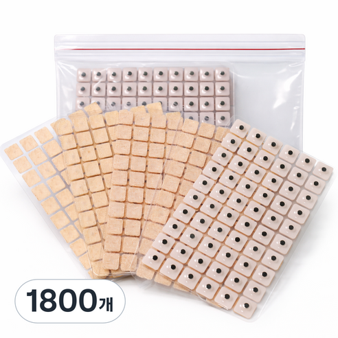 귀 지압 패치 스티커, 스킨, 1800개