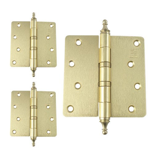 철물코리아 K32 방문경첩4인치신주꼭지 3p, 1세트