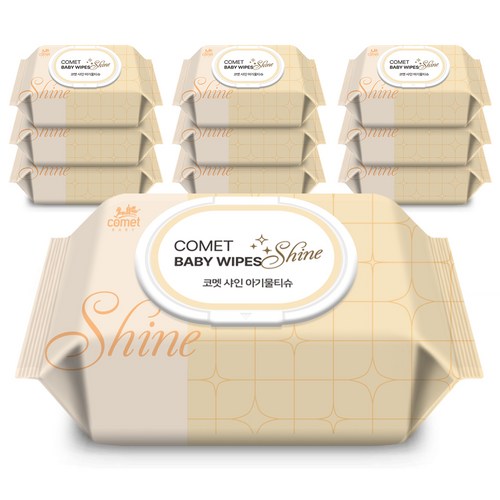 코멧 샤인 아기물티슈 캡형 이미지