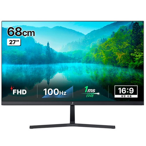 주연테크 FHD LED 100Hz 모니터, 68cm, V27FX(일반)