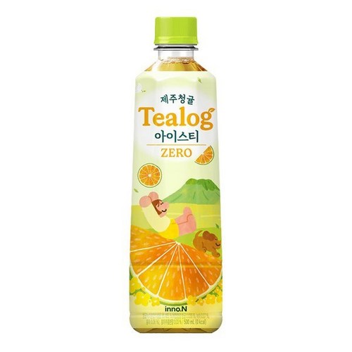 티로그 제주청귤 아이스티 녹차 제로칼로리 음료