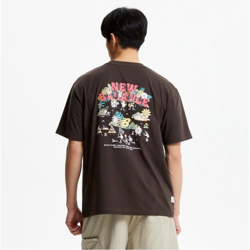 뉴발란스 UNI NB BOY 피크닉 페스티벌 반팔티 (SEMI OVER FIT) NBNEGCO207