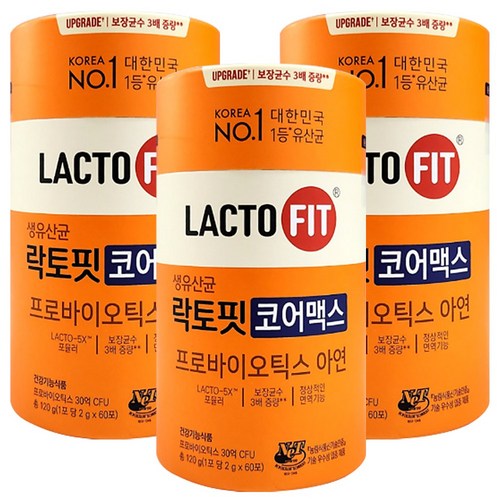 락토핏 종근당건강 생유산균 코어맥스, 360g, 1개