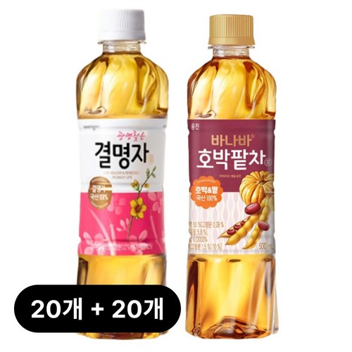 웅진 결명자차 20개 + 호박팥차 20개