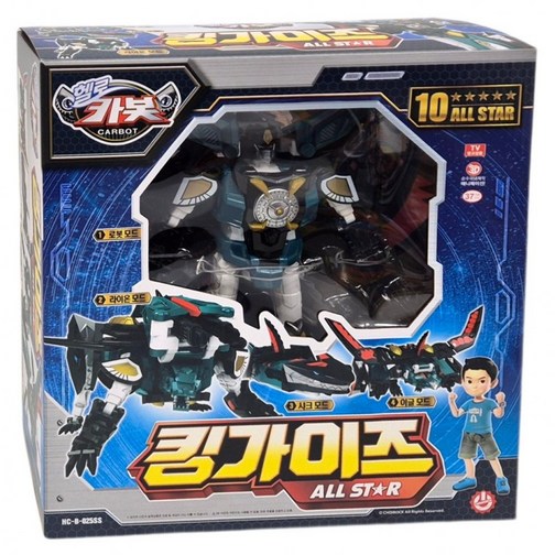 헬로카봇 킹가이즈 올스타 어린이 변신 로봇 로보트 완구 장난감 선물, 1개, 상세페이지 참조
