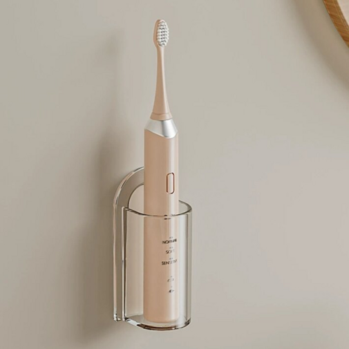 모바이브 무타공 접착식 전동 칫솔꽂이