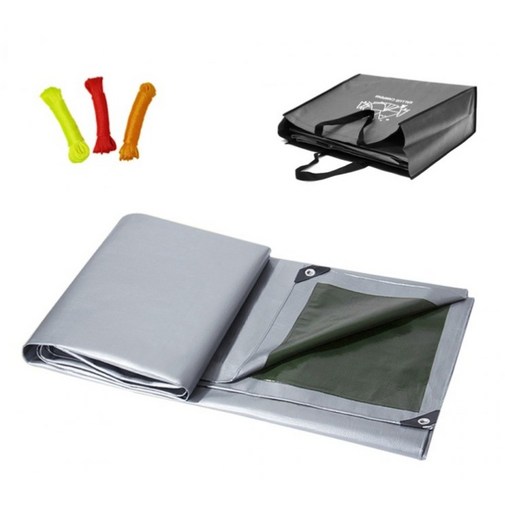 캠프21 타포린 양면코팅 최고급 방수포 4 X 4m 스트링 증정