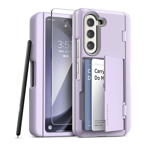 베루스 모던 고 펜커버 자동 힌지 보호 S펜 카드 수납 휴대폰 케이스  필름 세트