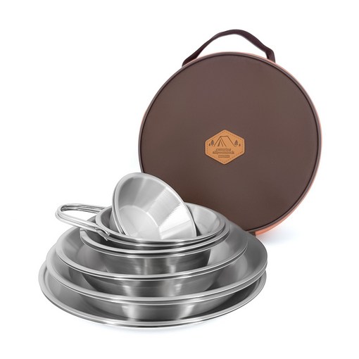 올품락 포스코 304 지오 캠핑 식기세트