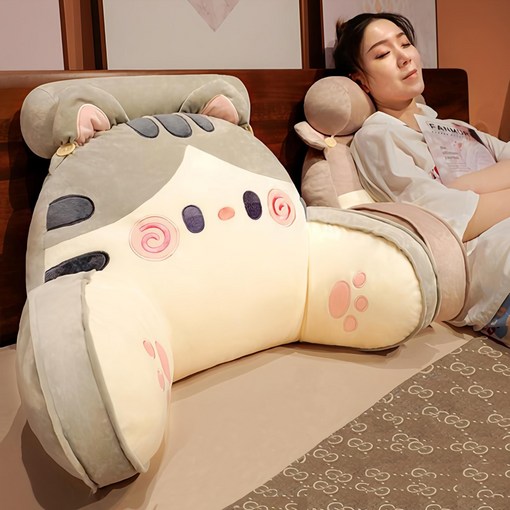 복나이트 다용도 바디필로우 침대 허리받침 사무실 등받이쿠션 쇼파등쿠션 허리쿠션 허리베개