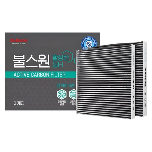 불스원 활성탄 에어컨 필터 2p