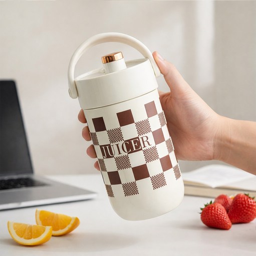 ROYAI ONE 스텐 휴대용 믹서기 텀블러 무선 미니 믹서기 사무실 캠핑 블렌더