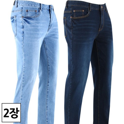 2장 더맨월드 남자 사계절용 SA슬림스판청바지  슬림핏 데님 남성 연청 중청 진청 편하고 핏 좋은 워싱 진 M830