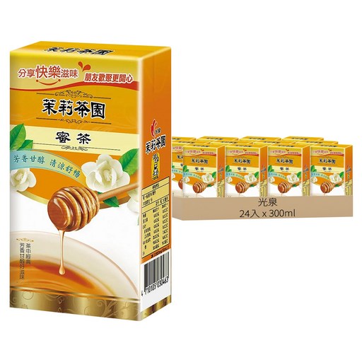 光泉 茉莉茶園 蜜茶, 300ml, 24入