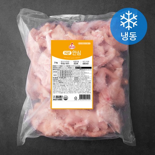 마니커 IQF 닭고기 안심살 (냉동), 3kg, 1개