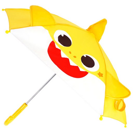 pinkfong 碰碰狐 鯊魚寶寶立體 40可視性高 兒童雨傘 MUPFU10029