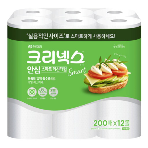 크리넥스 안심 스마트 키친타월