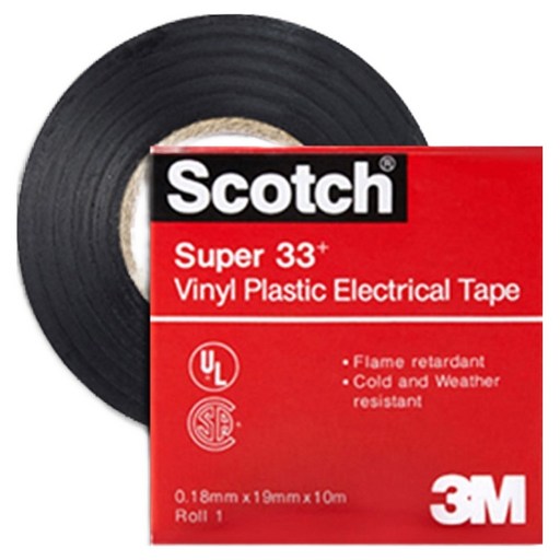 스카치 쓰리엠 슈퍼 33플러스 전기 절연 테이프 블랙 19mm x 10m 최고품질! 스카치 쓰리엠 슈퍼 33플러스 전기 절연 테이프 블랙 19mm x 10m 최고품질!