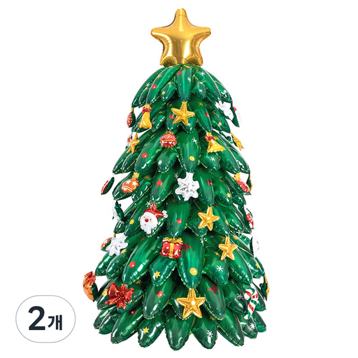 조이파티 크리스마스트리 은박풍선 1.2m