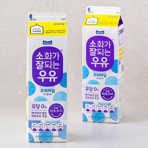 930ml 2개 매일우유 소화가 잘되는 우유