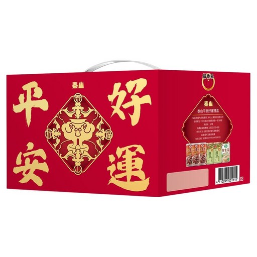 TAISUN 泰山 平安好運禮盒 八寶粥 3罐 + 綠豆湯 2罐 + 花生湯, 2115g, 1盒