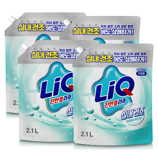 리큐 진한겔 하이브리드 실내건조 드럼용 액상세제 리필