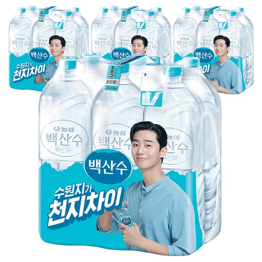 백산수 무라벨 2L 24개