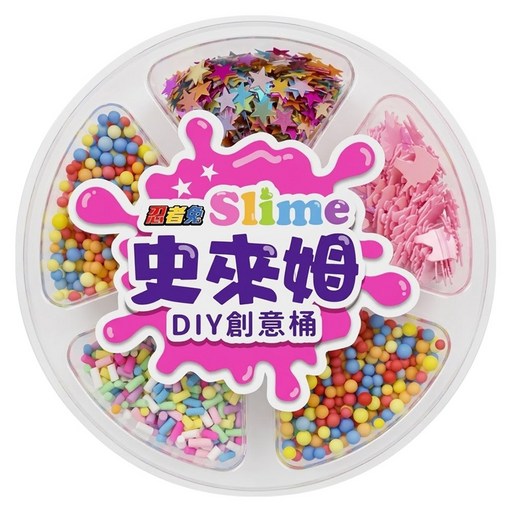 幼福 忍者兔 Slime 史來姆DIY創意桶 史來姆6包 + 配件5種