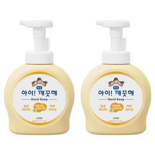 아이깨끗해 항균 폼 핸드솝 순 보송보송 파우더향