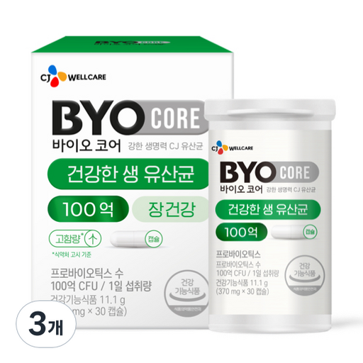 바이오코어 100억 식물성 유산균 캡슐