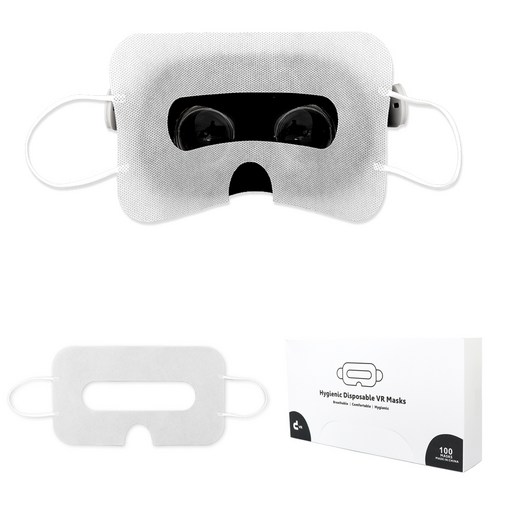 대한 오큘러스 퀘스트 2 VR 소프트 클린 일회용 위생 아이 페이스커버 박스형 100p