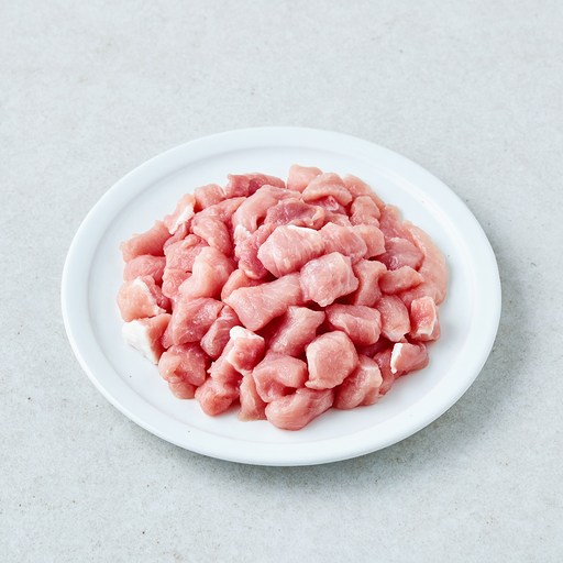[로켓프레시] 하이포크 무항생제 인증 한돈 등심 카레짜장용 (냉장)