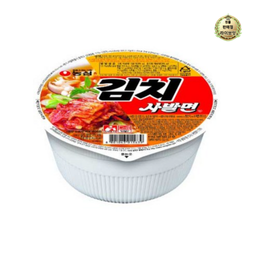 농심 김치 사발면 소컵 86g 6개 농심른존김치 사발면을맛봐볼까요