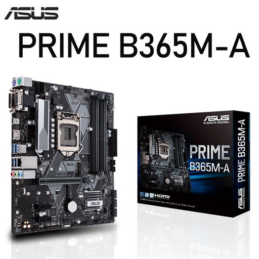 에이수스 PRIME B365M-A 인텔 CPU용 메인보드, ASUS PRIME B365M-A, PRIME B365M-A