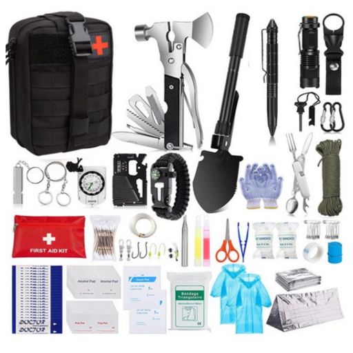 등산 캠핑 필수템  재난 가방 안전 생존 키트 36종류