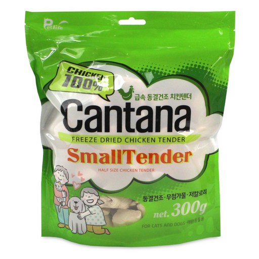 칸타나 동결건조 치킨 스몰텐더 300gx2개 고양이간식