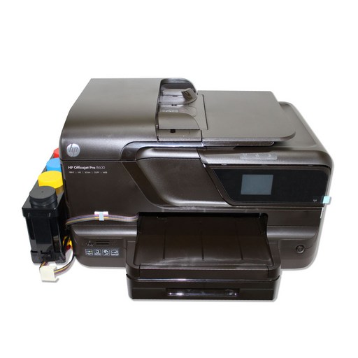 HP8610 동일스펙 HP8600무한잉크복합기 복사 스캔 팩스 자동양면인쇄 잉크포함, HP8600+4000ml 프리옵션 무한잉크