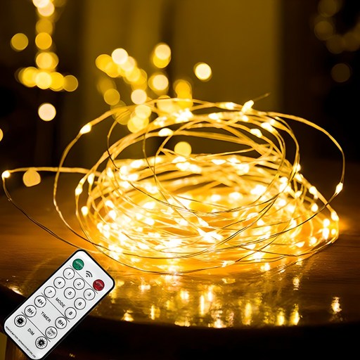 홈데코 LED USB 감성조명 와이어 전구 100구 리모콘으로 아늑한 분위기 만들기