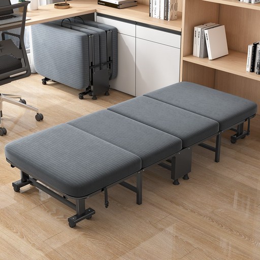 키루에 접이식침대 1인 폴딩 간이 침대 사무실 낮잠용 접침상 침대