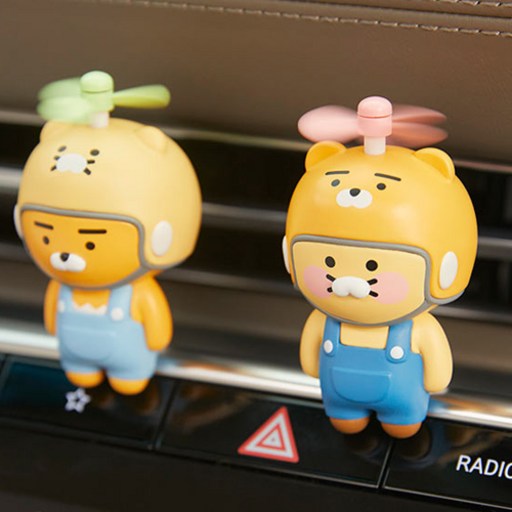 카카오프렌즈 날아라 고고싱 춘식이 차량용방향제 캐릭터 송풍구형 피규어 디퓨져 새차선물 귀여운차량용품