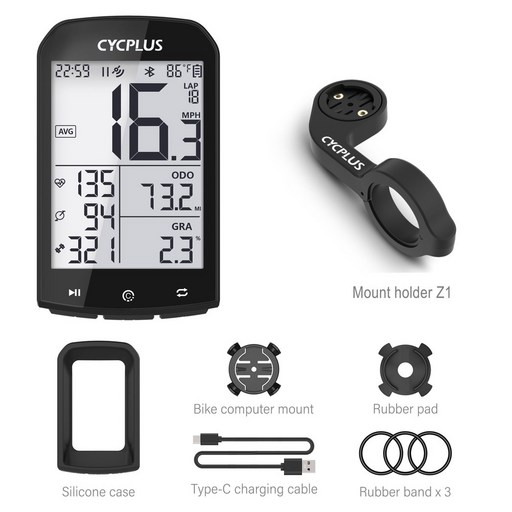 GPS 자전거 컴퓨터 무선 CYCPLUS M1 방수 속도계 주행 거리계 ANT + 블루투스 5.0 사이클링 자전거 액세서리