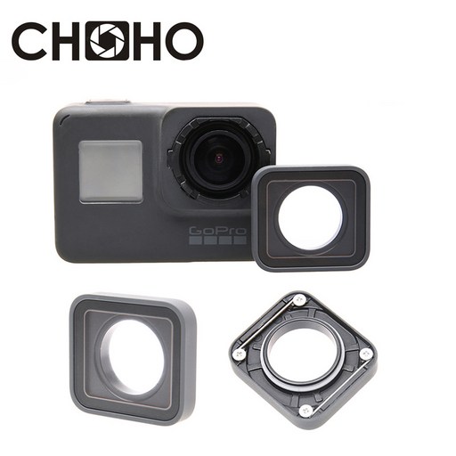 GoPro 5 6 7 블랙 액세서리 UV 필터 렌즈 커버 보호대 수리 부품 Go HERO Sport Camera, 한개옵션0